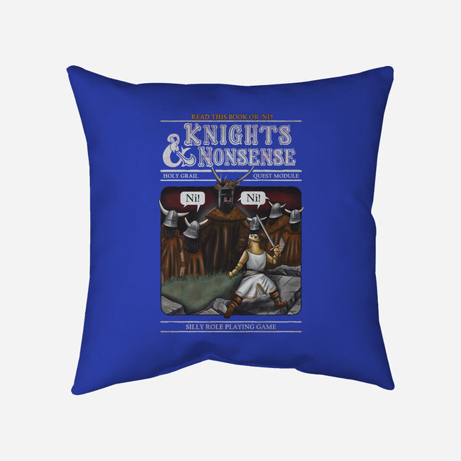 Knights And Nonsense-None-Removable Cover w Insert-Throw Pillow-NMdesign