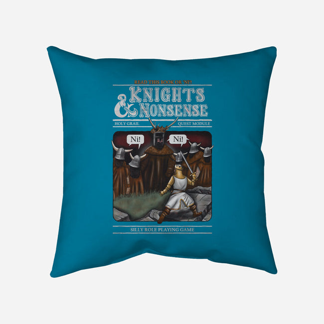 Knights And Nonsense-None-Removable Cover w Insert-Throw Pillow-NMdesign