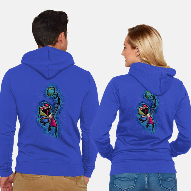 My Planet Earth-Unisex-Zip-Up-Sweatshirt-nickzzarto