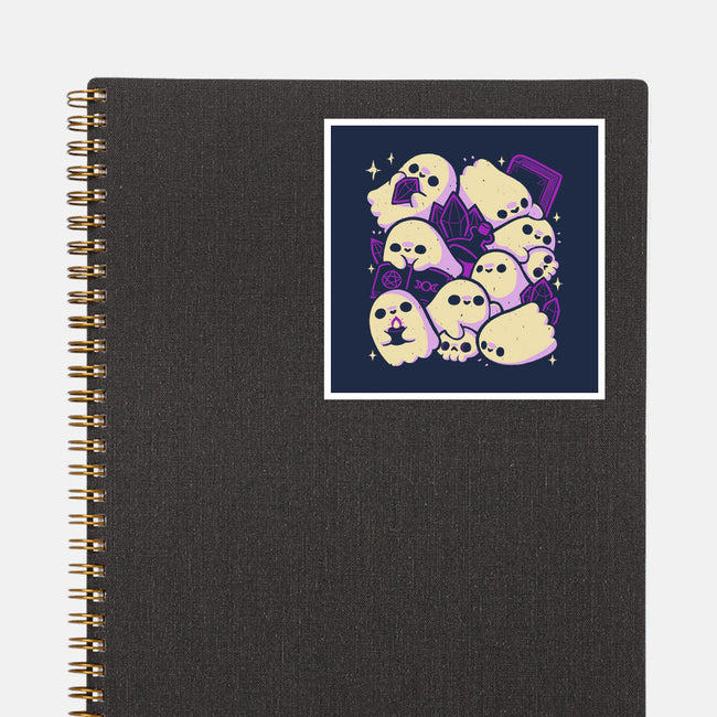 Spooky Cute Ghosts And Witchcraft-None-Glossy-Sticker-xMorfina