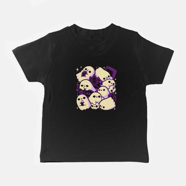 Spooky Cute Ghosts And Witchcraft-Baby-Basic-Tee-xMorfina