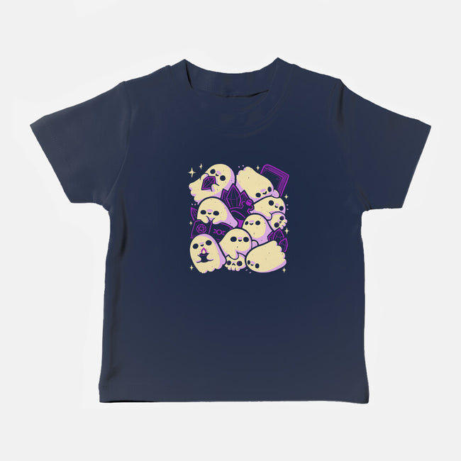 Spooky Cute Ghosts And Witchcraft-Baby-Basic-Tee-xMorfina