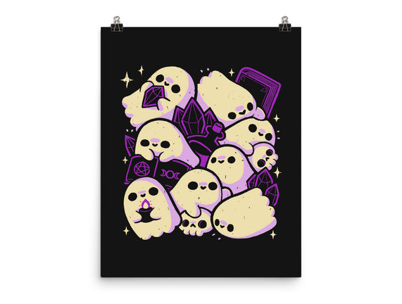 Spooky Cute Ghosts And Witchcraft