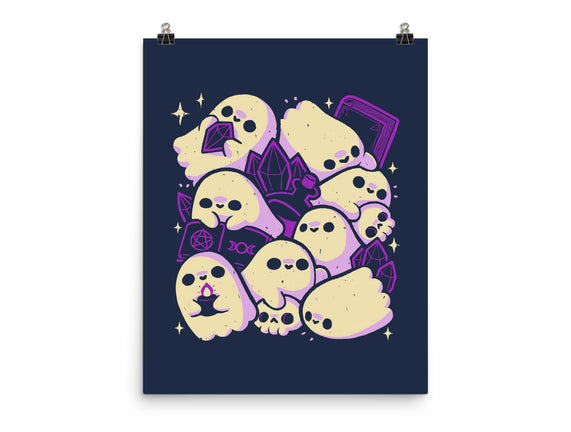 Spooky Cute Ghosts And Witchcraft