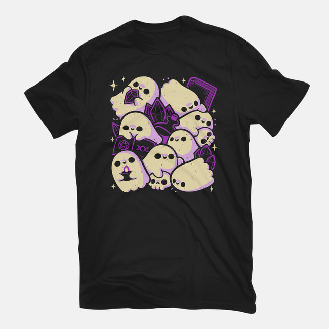 Spooky Cute Ghosts And Witchcraft-Mens-Heavyweight-Tee-xMorfina