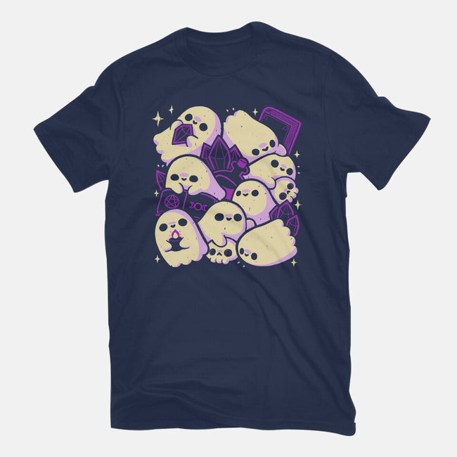 Spooky Cute Ghosts And Witchcraft-Mens-Heavyweight-Tee-xMorfina