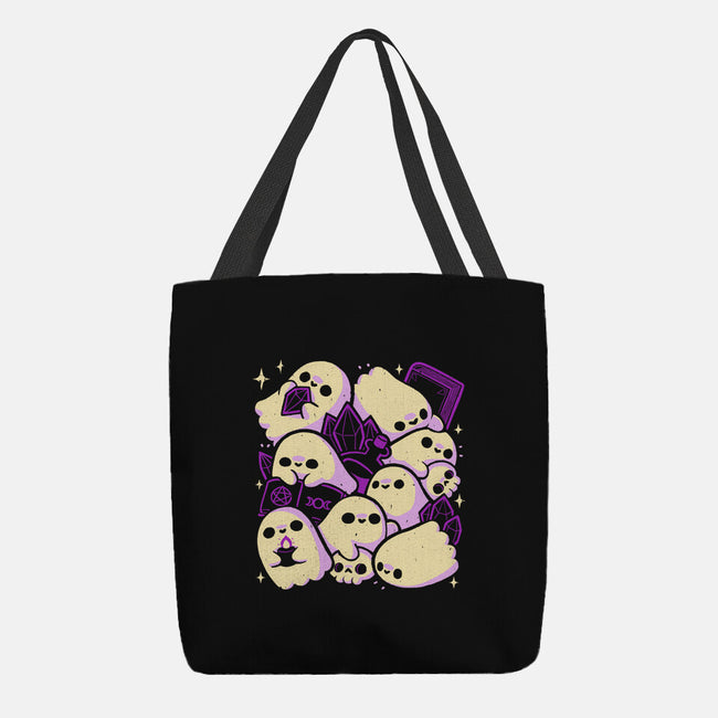 Spooky Cute Ghosts And Witchcraft-None-Basic Tote-Bag-xMorfina