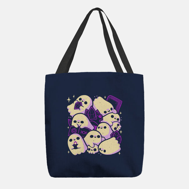 Spooky Cute Ghosts And Witchcraft-None-Basic Tote-Bag-xMorfina