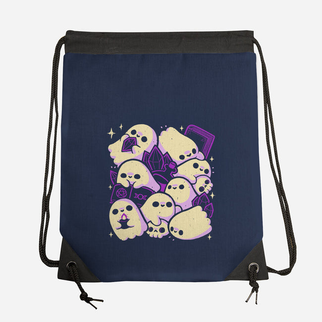 Spooky Cute Ghosts And Witchcraft-None-Drawstring-Bag-xMorfina
