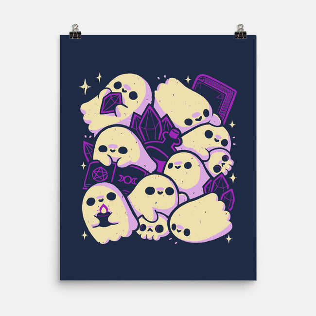 Spooky Cute Ghosts And Witchcraft-None-Matte-Poster-xMorfina