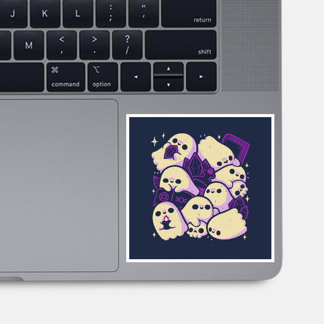Spooky Cute Ghosts And Witchcraft-None-Glossy-Sticker-xMorfina