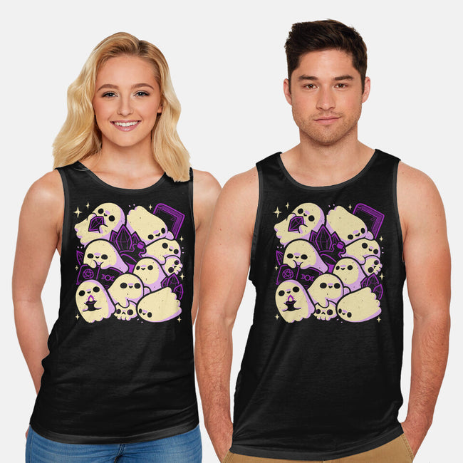Spooky Cute Ghosts And Witchcraft-Unisex-Basic-Tank-xMorfina