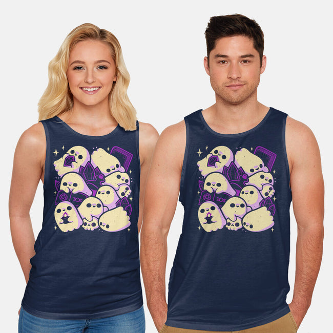Spooky Cute Ghosts And Witchcraft-Unisex-Basic-Tank-xMorfina