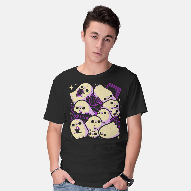 Spooky Cute Ghosts And Witchcraft-Mens-Basic-Tee-xMorfina