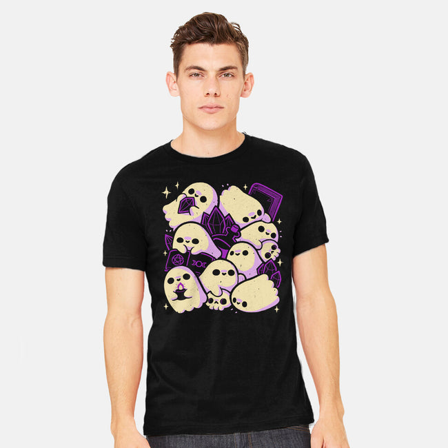 Spooky Cute Ghosts And Witchcraft-Mens-Heavyweight-Tee-xMorfina