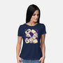Spooky Cute Ghosts And Witchcraft-Womens-Basic-Tee-xMorfina