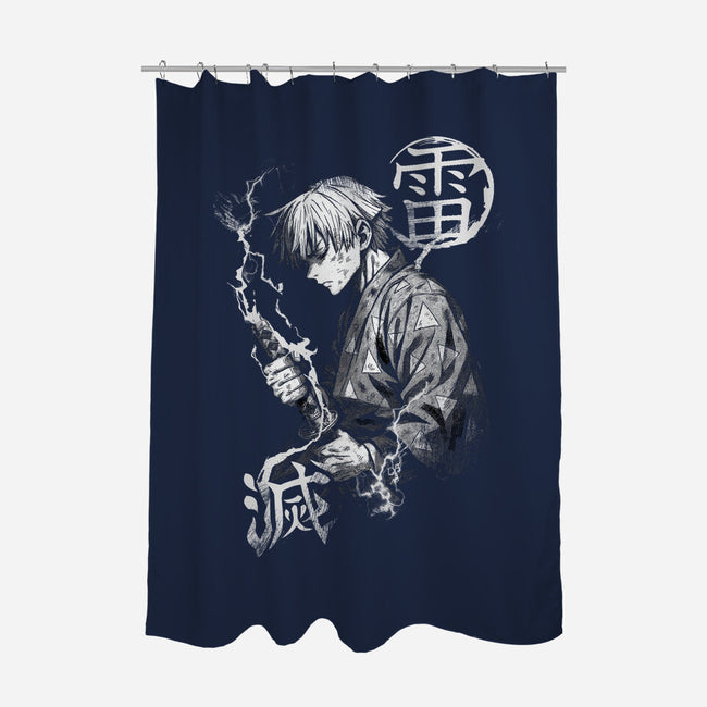 Thunder Breathing Kata-None-Polyester-Shower Curtain-fanfabio