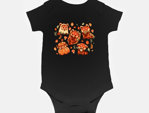 Red Panda Autumn Time