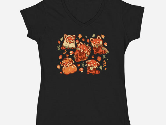 Red Panda Autumn Time