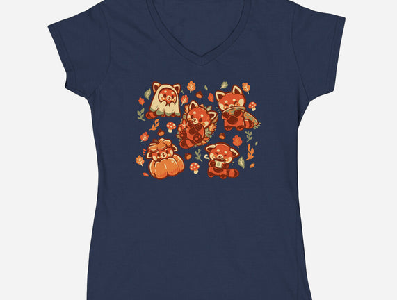 Red Panda Autumn Time