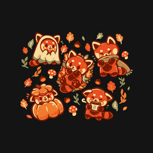Red Panda Autumn Time