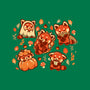 Red Panda Autumn Time-Mens-Premium-Tee-TechraNova