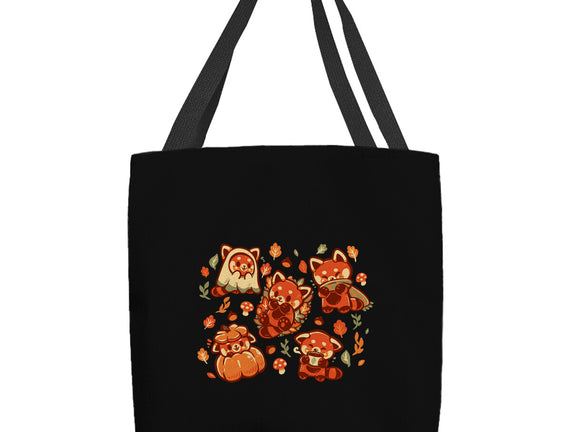 Red Panda Autumn Time