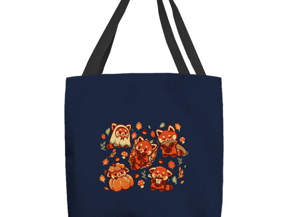 Red Panda Autumn Time
