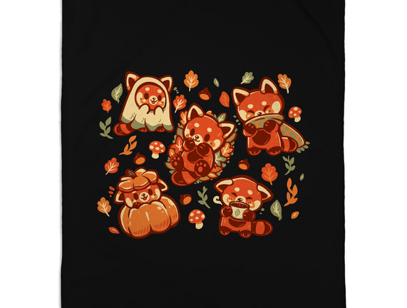 Red Panda Autumn Time