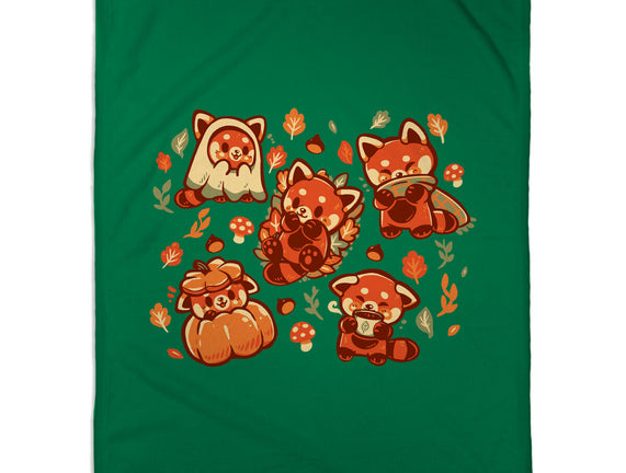 Red Panda Autumn Time