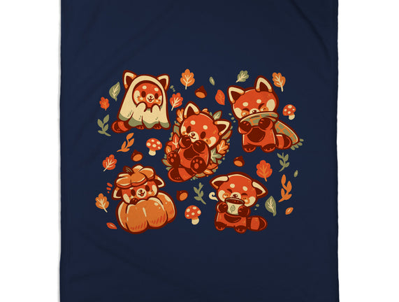 Red Panda Autumn Time