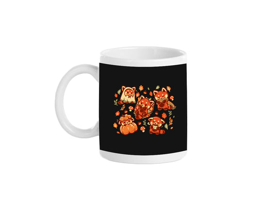 Red Panda Autumn Time