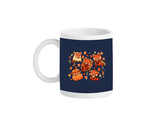 Red Panda Autumn Time