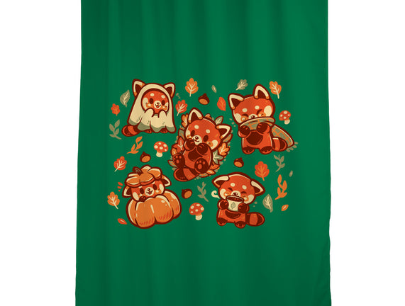 Red Panda Autumn Time