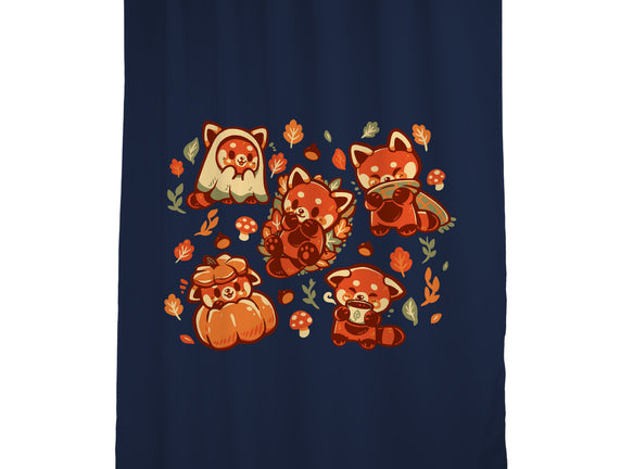 Red Panda Autumn Time