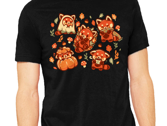 Red Panda Autumn Time