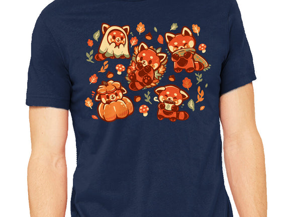 Red Panda Autumn Time
