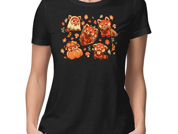 Red Panda Autumn Time