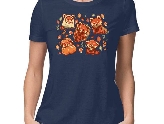 Red Panda Autumn Time
