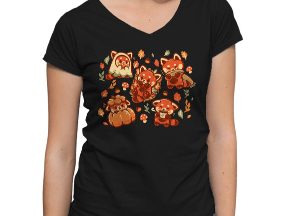 Red Panda Autumn Time