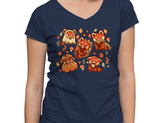 Red Panda Autumn Time