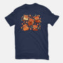 Red Panda Autumn Time-Mens-Premium-Tee-TechraNova