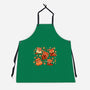 Red Panda Autumn Time-Unisex-Kitchen-Apron-TechraNova