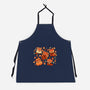 Red Panda Autumn Time-Unisex-Kitchen-Apron-TechraNova