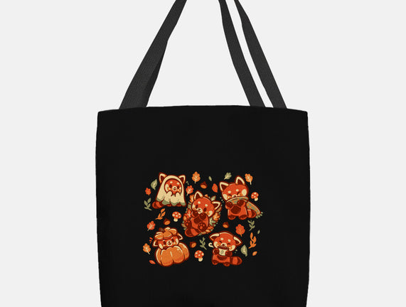 Red Panda Autumn Time