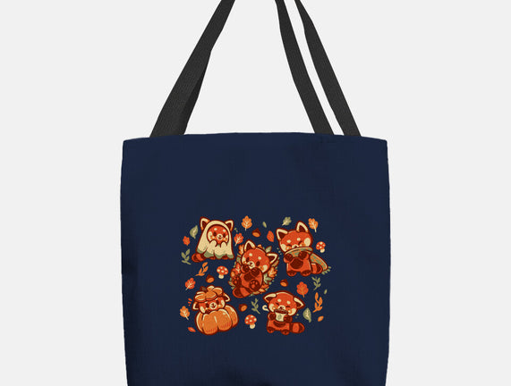 Red Panda Autumn Time