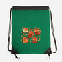 Red Panda Autumn Time-None-Drawstring-Bag-TechraNova