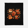 Red Panda Autumn Time-None-Fleece-Blanket-TechraNova