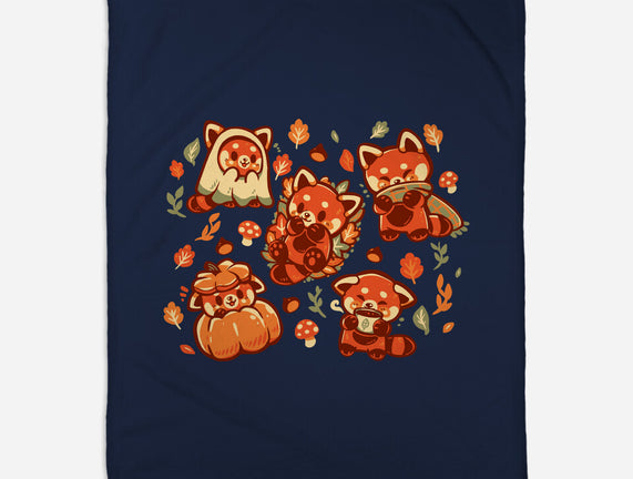 Red Panda Autumn Time