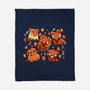 Red Panda Autumn Time-None-Fleece-Blanket-TechraNova